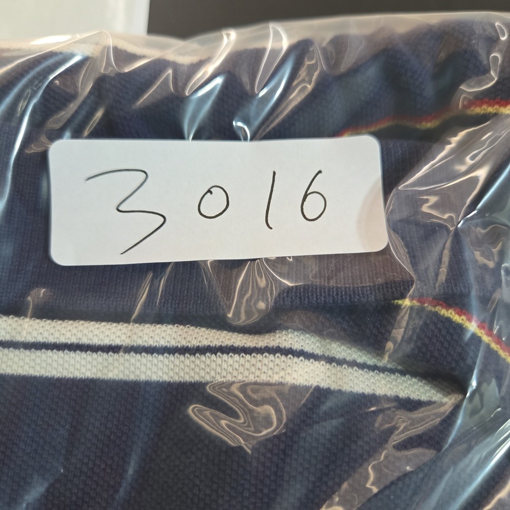 Vintage Polo Ralph Lauren Polo Shirt Mens‎ Large Striped Short Sleeve Preppy - Picture 6 of 6
